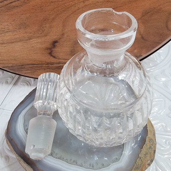 Waterford Crystal Vintage Perfume Bottle With Stopper - Picture 4 of 11